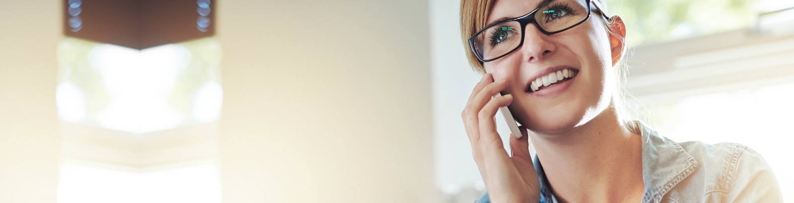 woman talking on cell phone