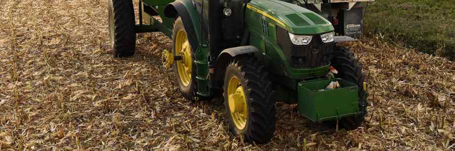 tractor in field